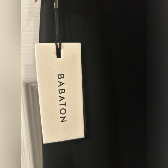 NWT Aritzia Babaton Lincoln High Waist Wide Leg Pant in Black - size 0 - Picture 7 of 8